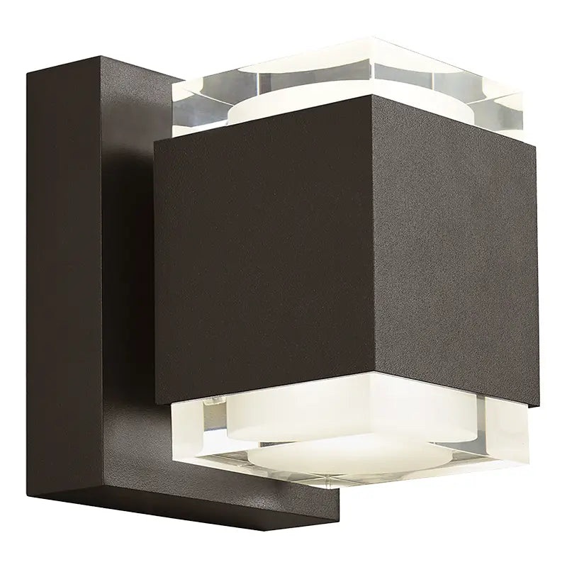 Voto 8 Outdoor Wall Up & Downlight Bronze In-Line Fuse