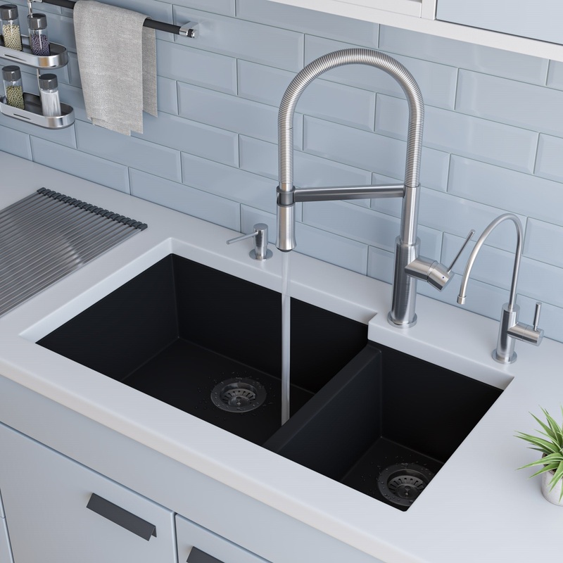 ALFI brand AB2015Brushed Gooseneck Single Hole Faucet