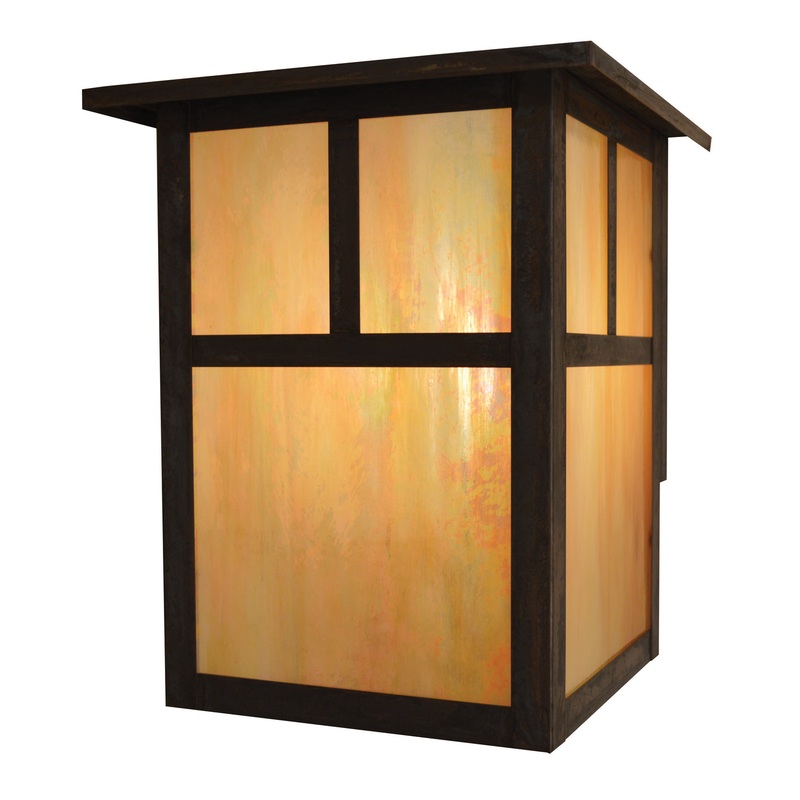 Arroyo MW-7TGW-MB Mission One Light Wall Mount Mission Brown
