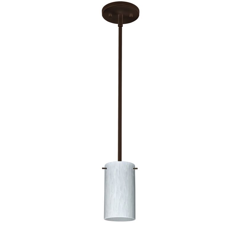 Besa 1TT-440419-BR Stilo One Light Pendant Bronze