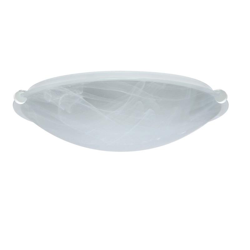 Besa 968152-LED-WH Trio Two Light Ceiling Mount White