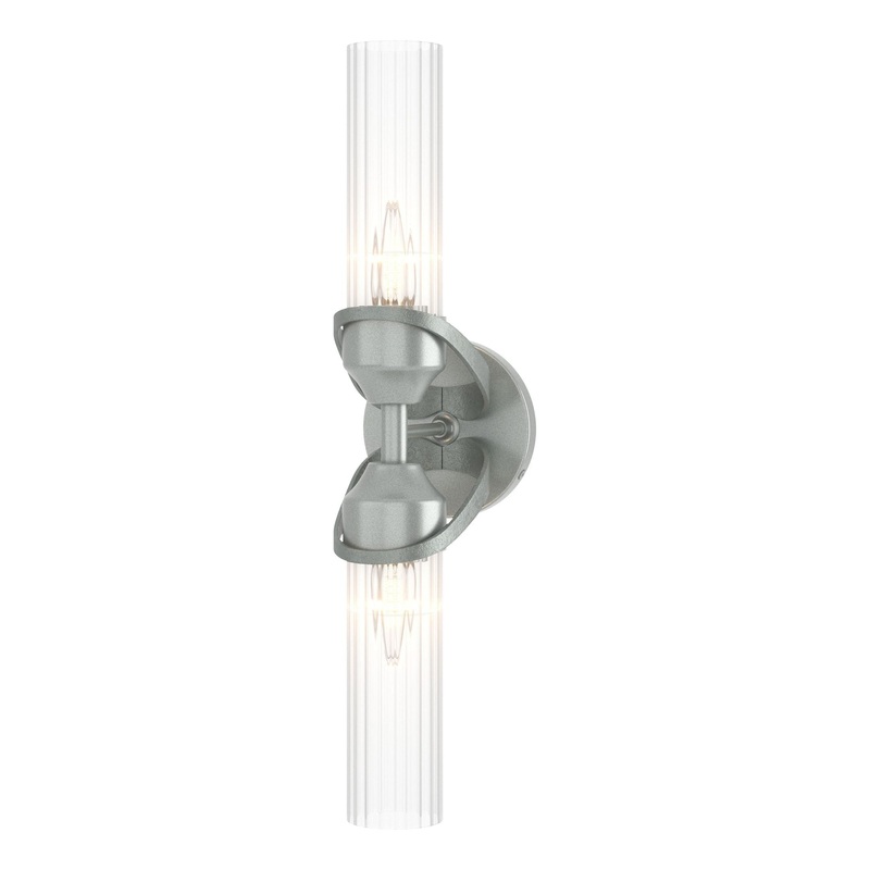 Bow 2-Light Bath Sconce Vintage Platinum