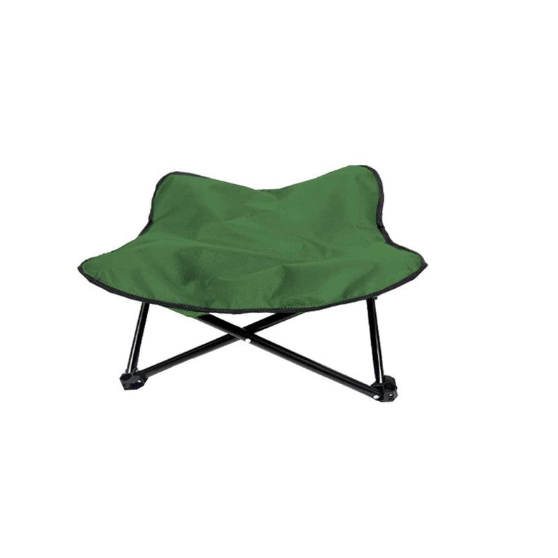 Bright Green Elevated Comfort Pet Bed – Portable & Foldable Dog Cat Cot – Durable 600D Oxford Fabric, Washable Cover, All Seasons