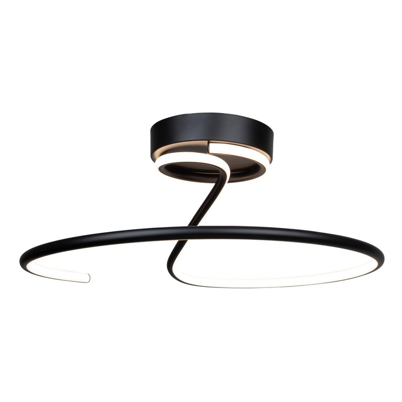 Halo Open Semi Flush Ceiling Light