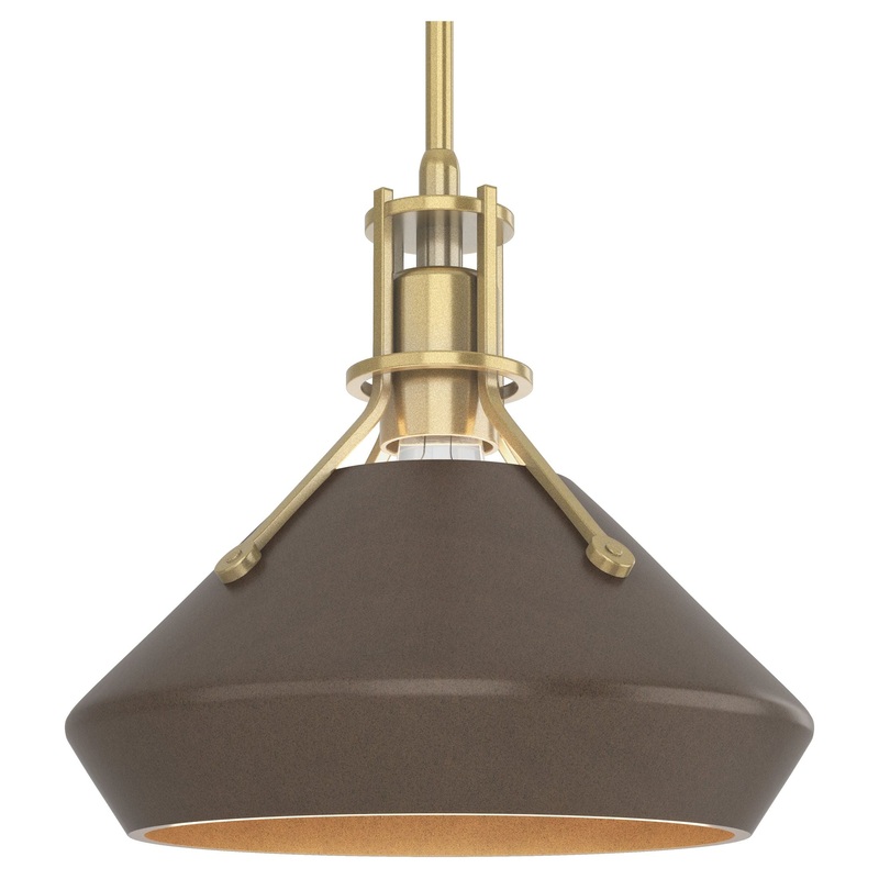 Henry Pendant with Chamfer Modern Brass Bronze