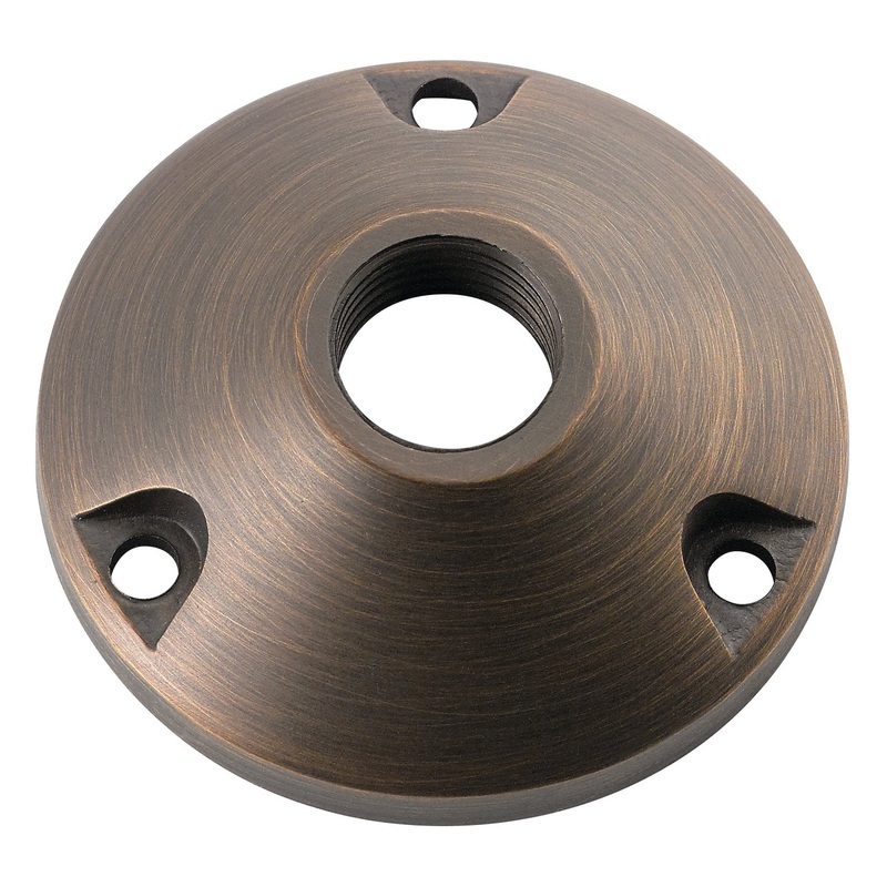 Kichler 15493CBR Round Mounting Base, Centennial Brass