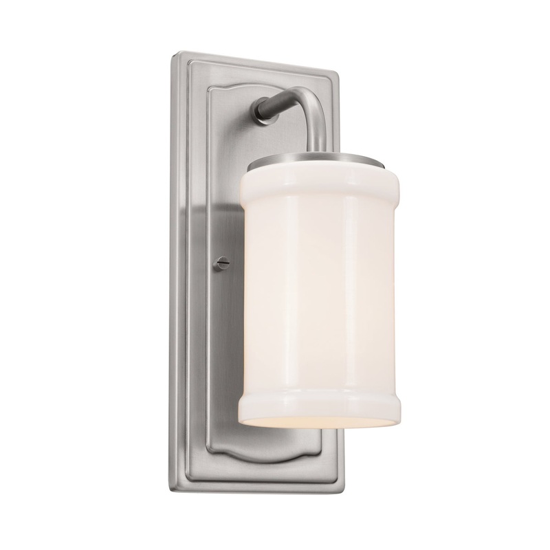 Kichler 52454CLP One Light Wall Sconce, Classic Pewter