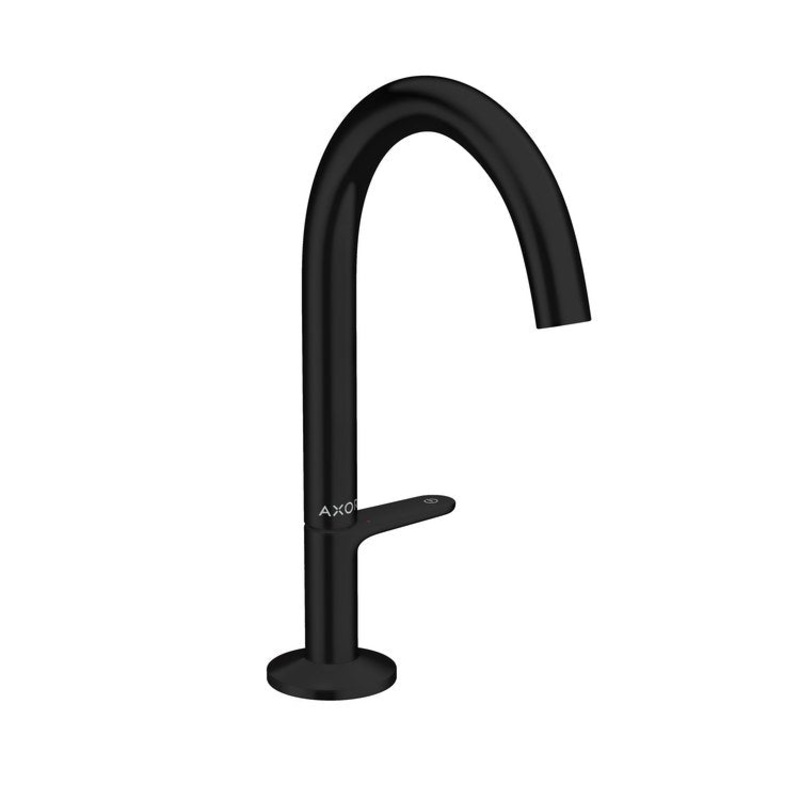 Lavatory Faucet One 170 1 Lever ADA WaterSense Matte Black 1.2 Gallons per Minute Less Drain 1 Hole Select/AirPower/Comfort Zone/EcoRight