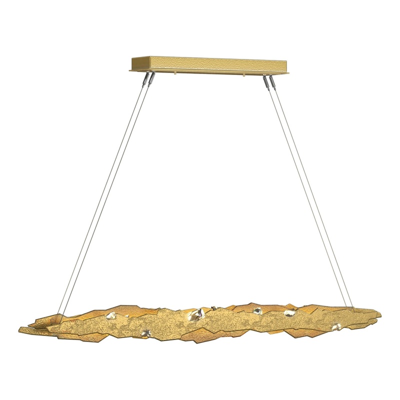 Trove LED Pendant Modern Brass