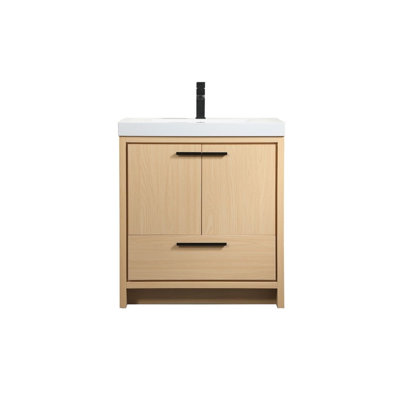 Bathroom Vanity Set from the Wyatt Collection in Maple Finish by Elegant Lighting