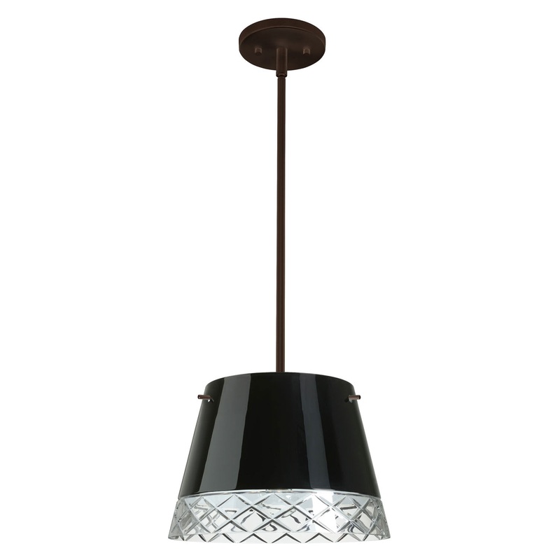 Besa 1TT-4393BC-BR Amelia One Light Pendant Bronze (Discontinued)