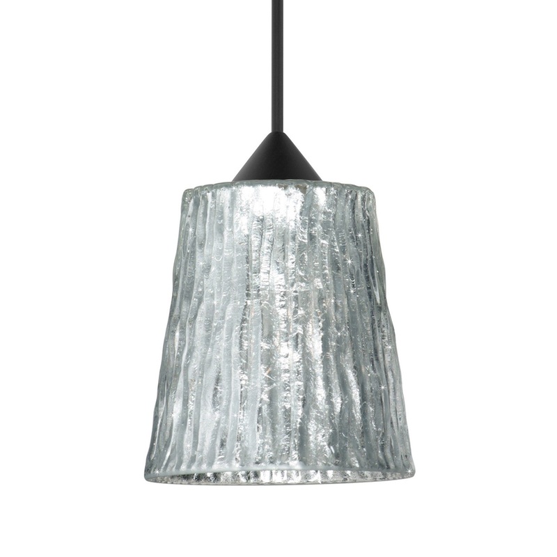Besa 1XC-5125SF-BK Besa Nico 4 Pendant One Light Pendant Black