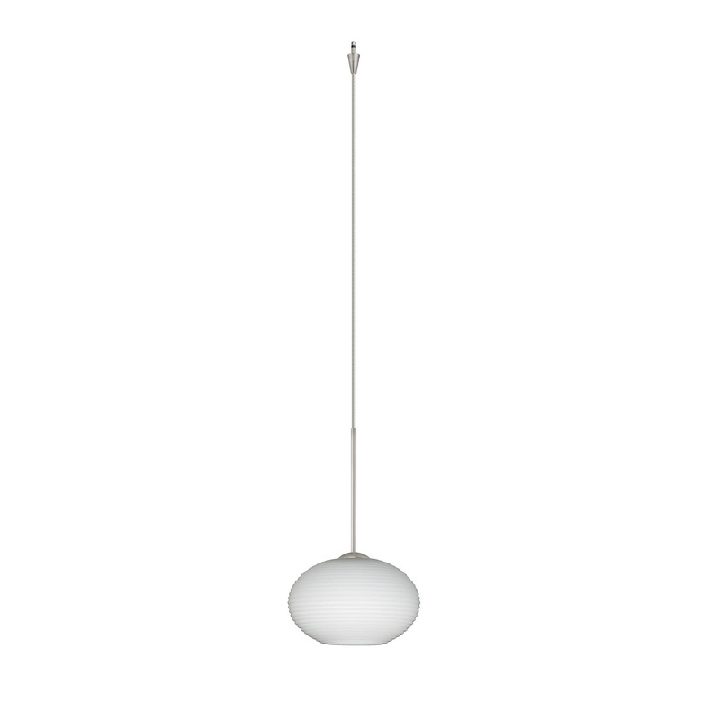 Besa XP-561207-SN Lasso One Light Pendant Satin Nickel