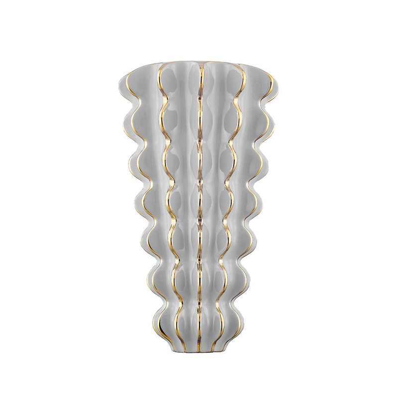 Corbett Lighting 394-02-CGG Esperanza Two Light Wall Sconce Ceramic Gloss Gray (Discontinued)