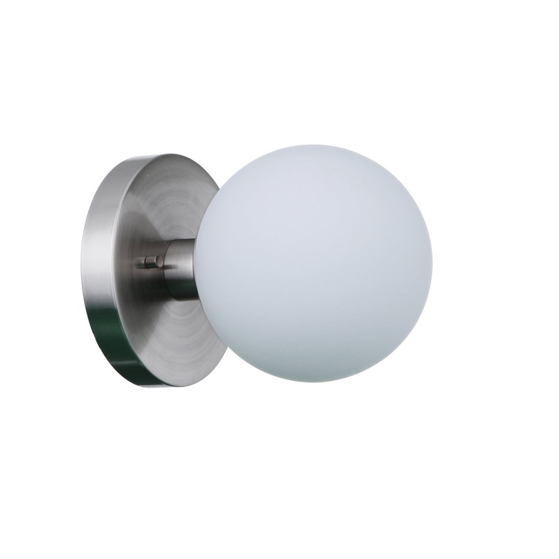Craftmade 53961-BNK Dotti One Light Wall Sconce/Flushmount Brushed Polished Nickel (Discontinued)