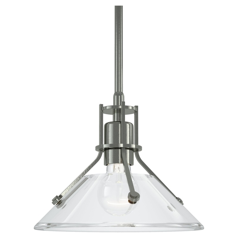 Henry Mini Pendant Sterling Clear Glass (ZM)