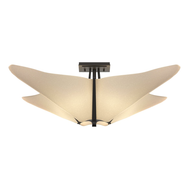 Kirigami Semi-Flush Black