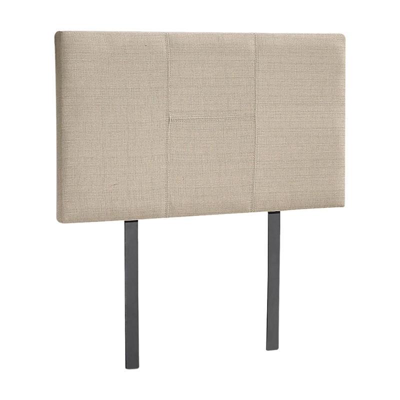Linen Fabric Single Bed Headboard Bedhead – Beige
