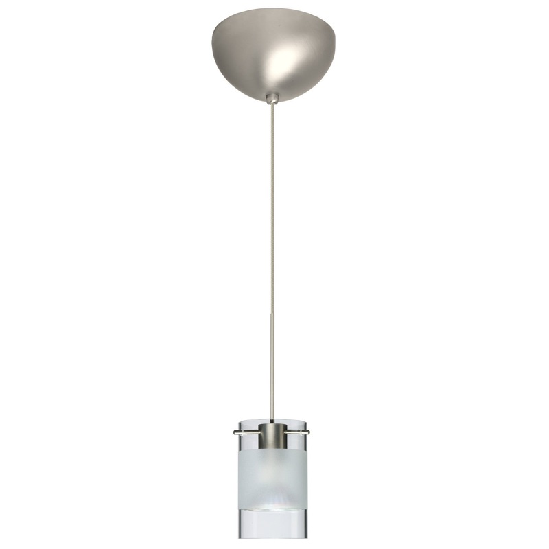 Besa 1XC-6524EC-SN Scope One Light Pendant Satin Nickel