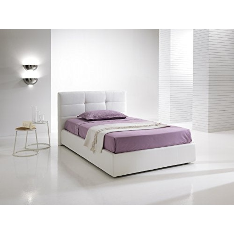 dormire meglio Carola Letto Imbottito Una Piazza e Mezzo con Contenitore