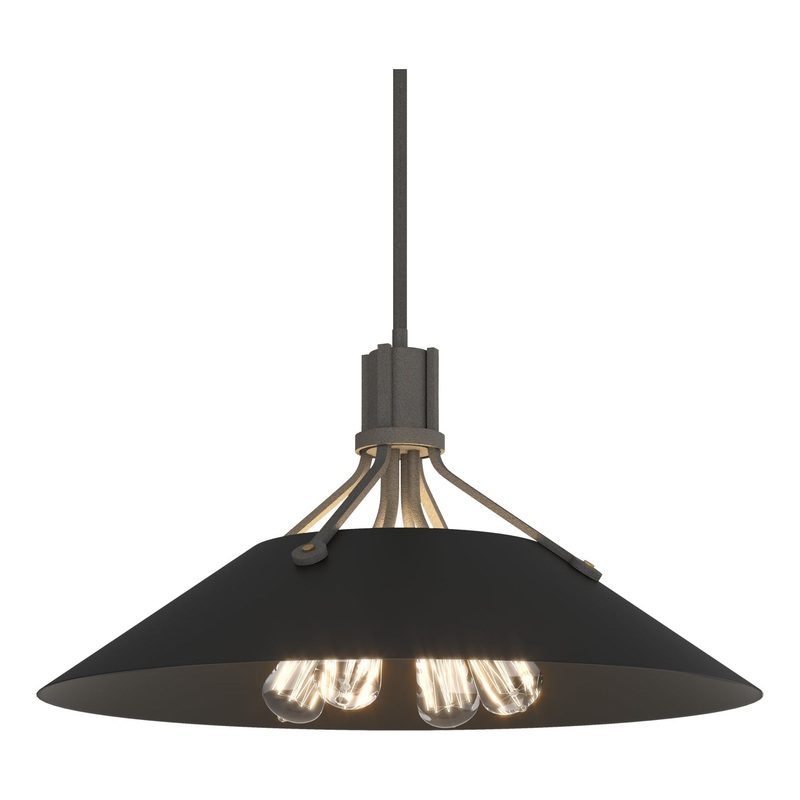 Henry Pendant Natural Iron Black
