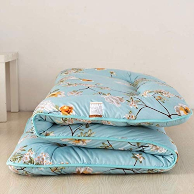 LJ Addensare Pieghevole Materasso Tops, Letti Pieghevoli Futons Tradizionale Giapponese Tatami Tappetino for Yoga Letto da Campo Materasso (Color : D, Size : 120x200cm(47x79inch))