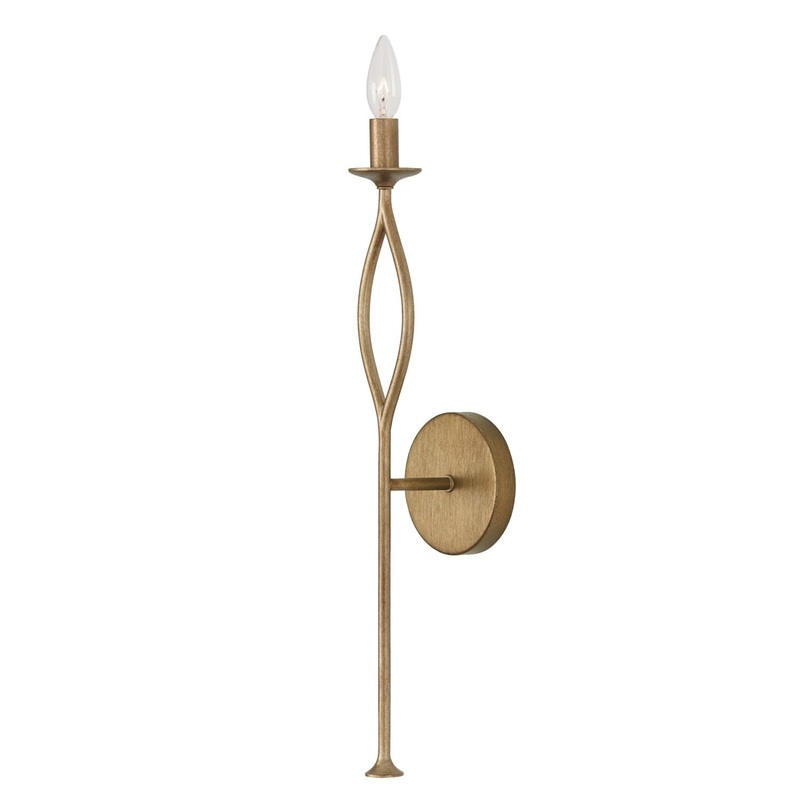 One Light Wall Sconce from the Cohen Collection in Mystic Luster Finish by Capital Lighting