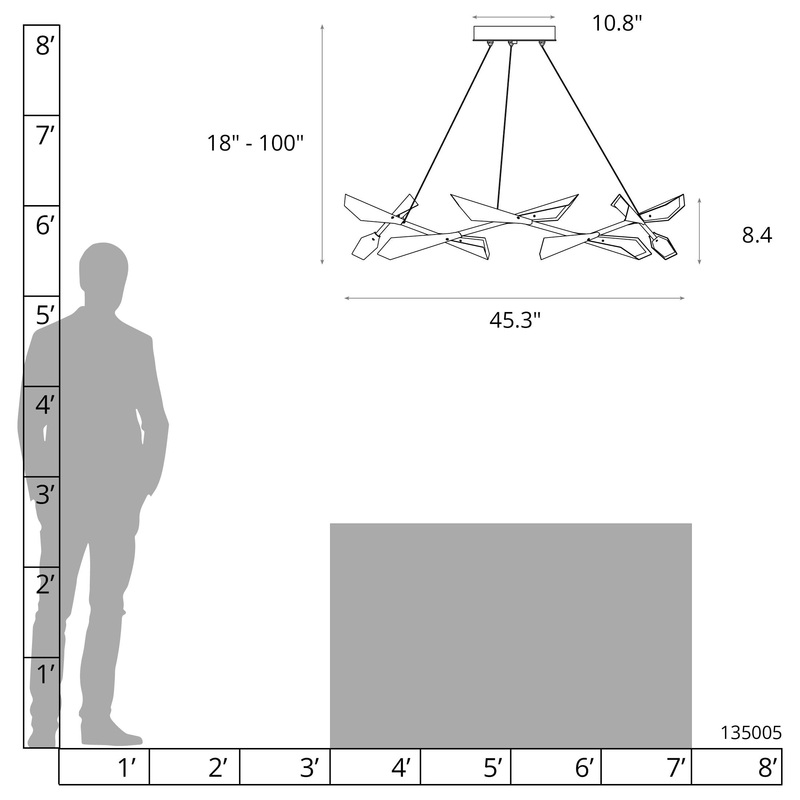 Quill Large LED Pendant Oil Rubbed Bronze Sterling