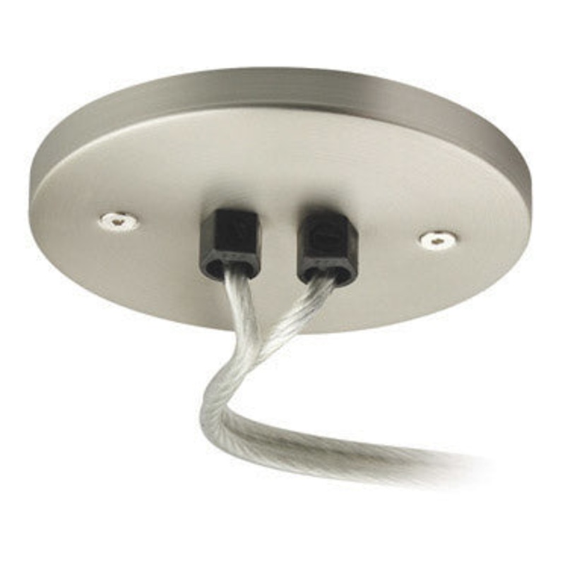 Single Feed Remote Canopy Soft Feeder Connector in Satin Nickel Finish by Stone Lighting