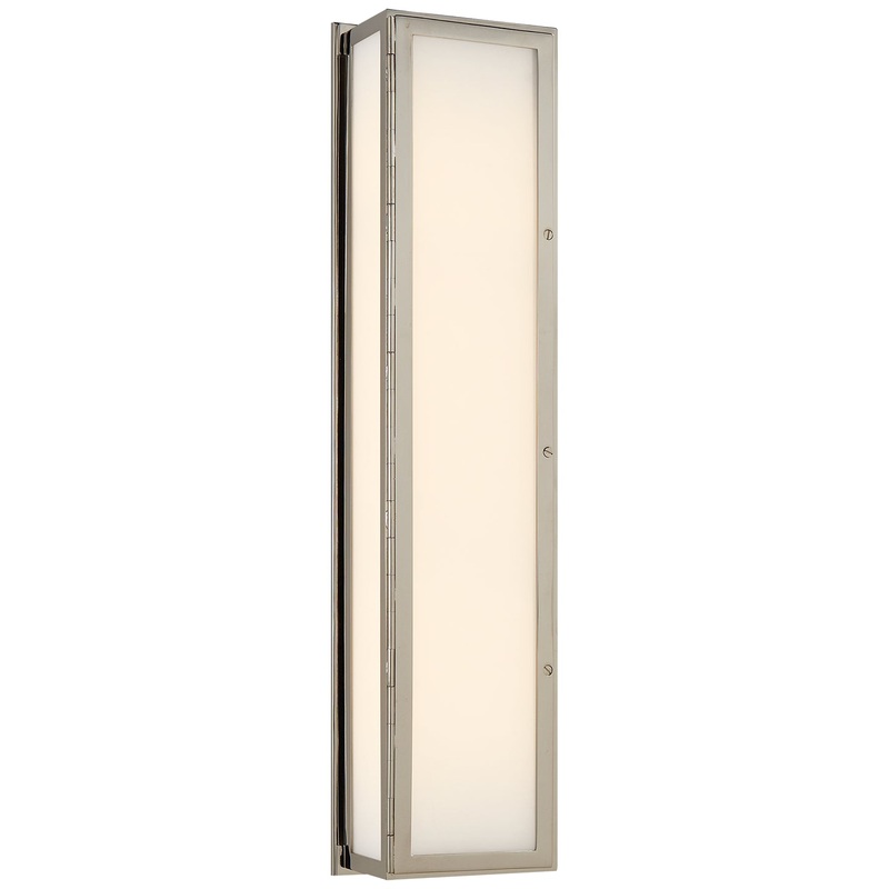Three Light Wall Sconce from the Mercer Collection in Polished Nickel Finish by Visual Comfort Signature