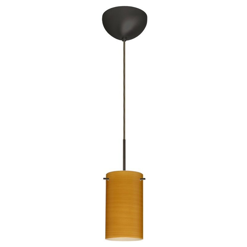 Besa 1BC-4404OK-BR Stilo One Light Pendant Bronze