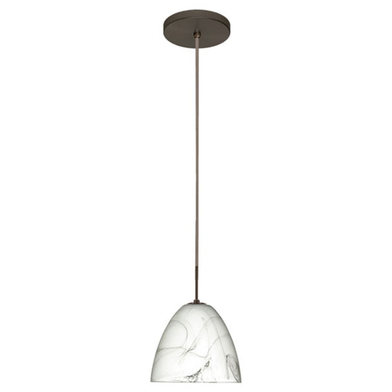 Besa 1JT-4470MG-BR Vila One Light Pendant Bronze