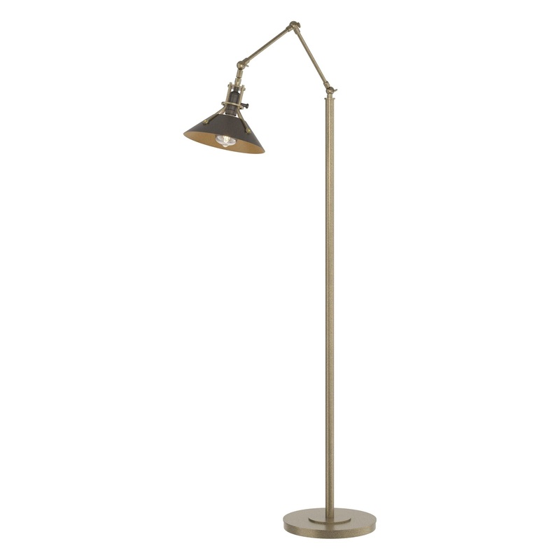 Henry Floor Lamp Soft Gold Oil Rubbed Bronze
