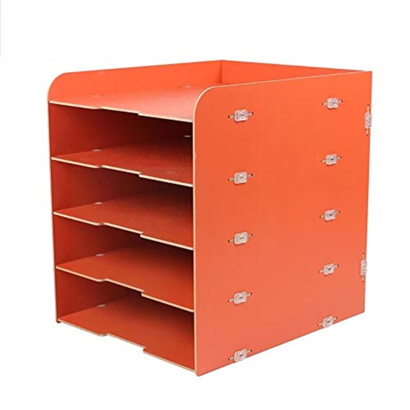 Schedario Classificatore Verticale Cartella del Desktop, Portariviste in Legno Scaffale per Cancelleria A pi Piani, Forniture per Ufficio O Articoli per La Casa (Size : #7)