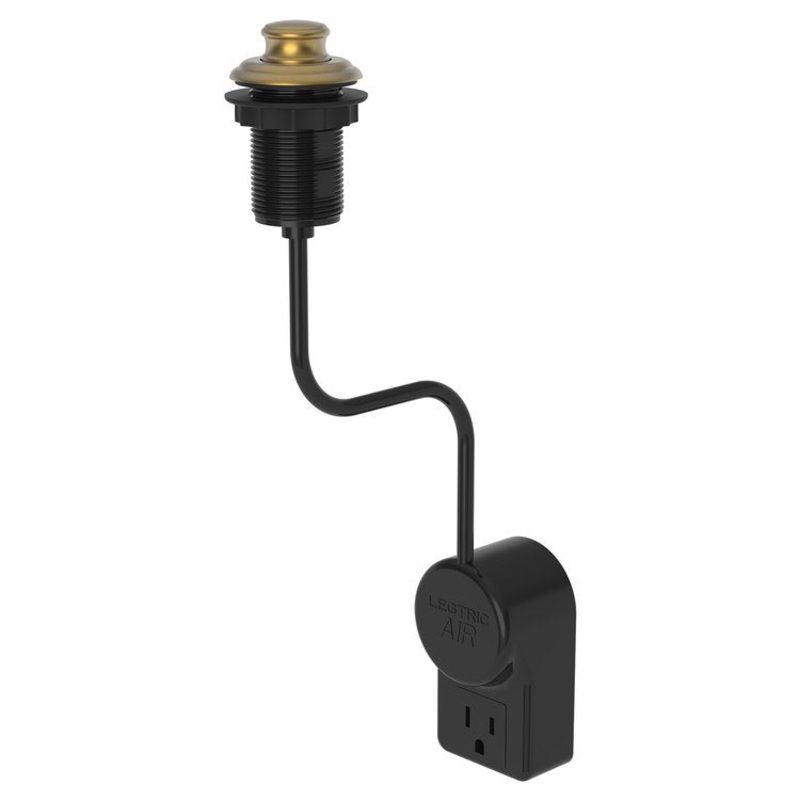Air Activation Switch Jacobean Disposer with Power Adapter Satin Bronze PVD Brass