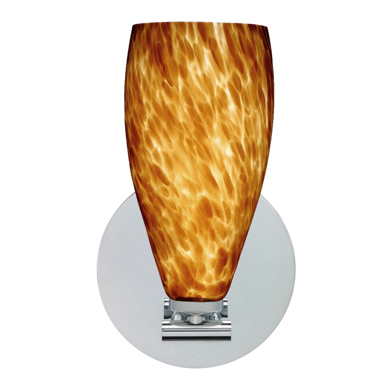 Besa 1SX-719818-PN Karli One Light Wall Sconce Polished Nickel (Discontinued)