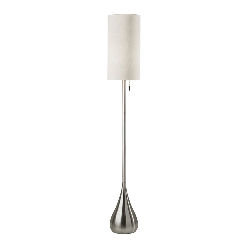 Christina Floor Lamp Brushed Steel