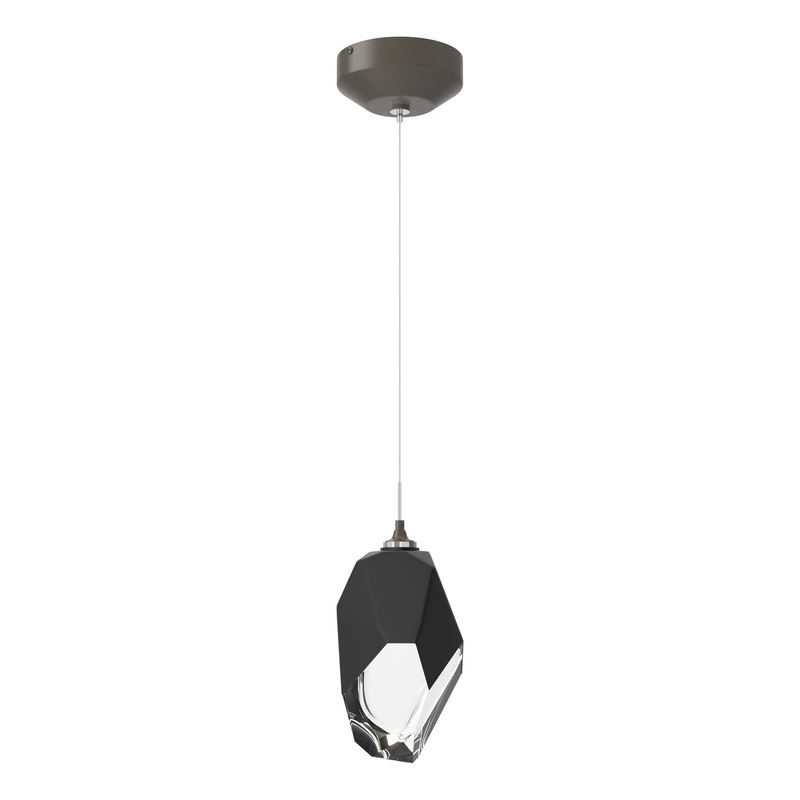Chrysalis 1-Light Large Pendant Dark Smoke Black Crystal (BP)