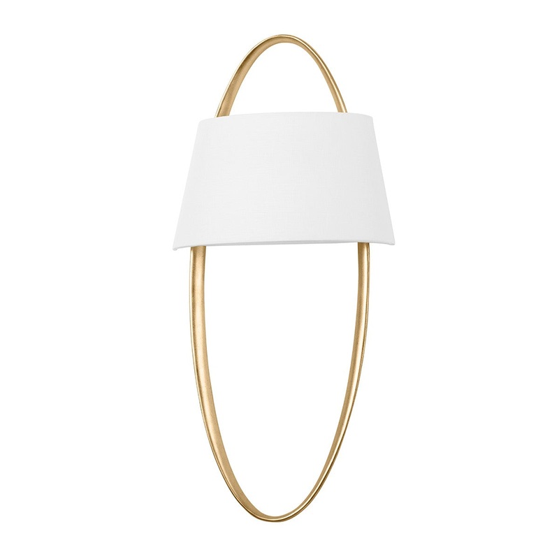 Corbett Lighting 343-01-VGL Dubai Two Light Wall Sconce Vintage Gold Leaf