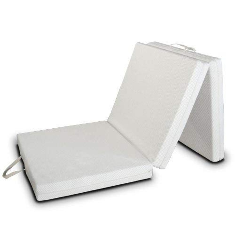 EVERGREENWEB MATERASSI & BEDS Futon + 3 cm Memory Air con Cuscino in Omaggio