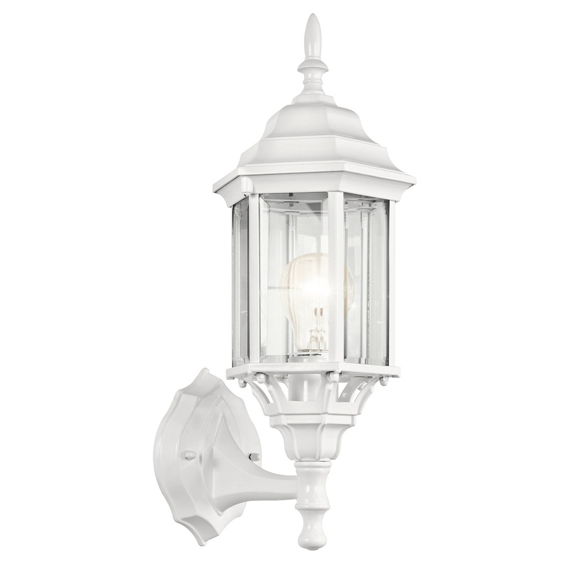 Kichler 49255WH One Light Outdoor Wall Mount, White