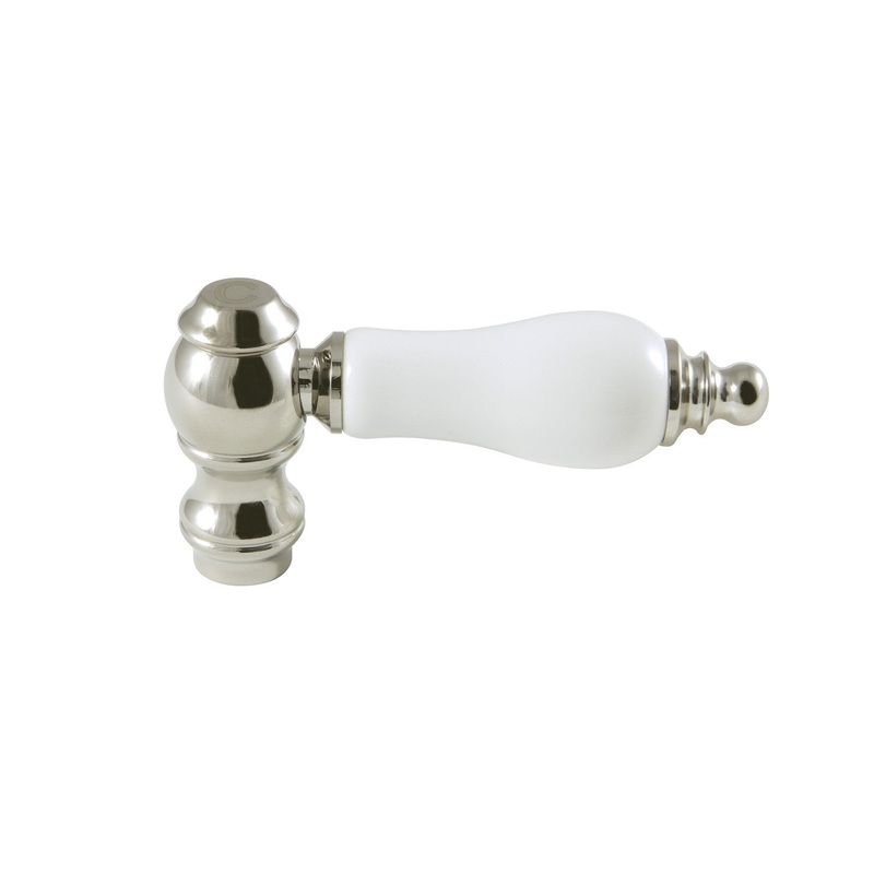 KSH3226PLC Cold Porcelain Lever Handle, Polished Nickel