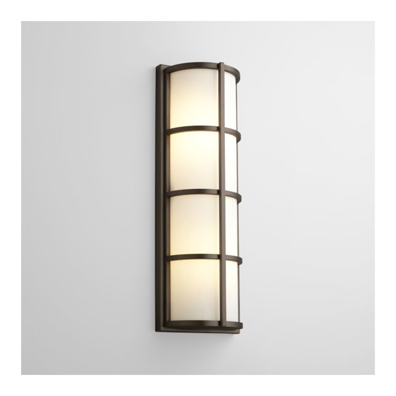 Leda Two-Light LED Outdoor Wall Sconce – Oiled Bronze