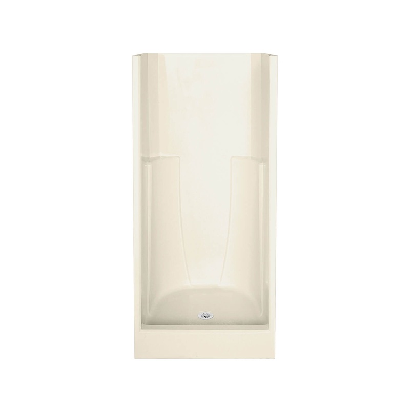 MAAX 103000-000-004-000 32S 32 x 34 AcrylX Alcove Center Drain One-Piece Shower in Bone