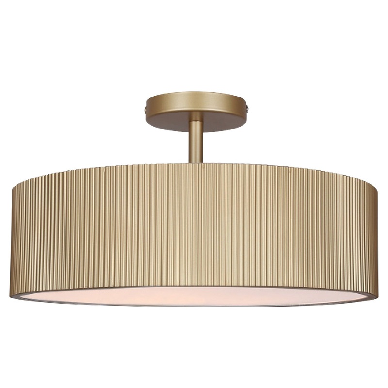 Scarlett 2-Light Semi Flush Painted Gold