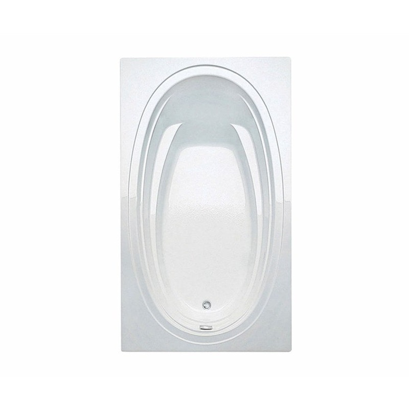 Tub Panaro 72L x 42W Inch Drop-In Right Hand White Acrylic