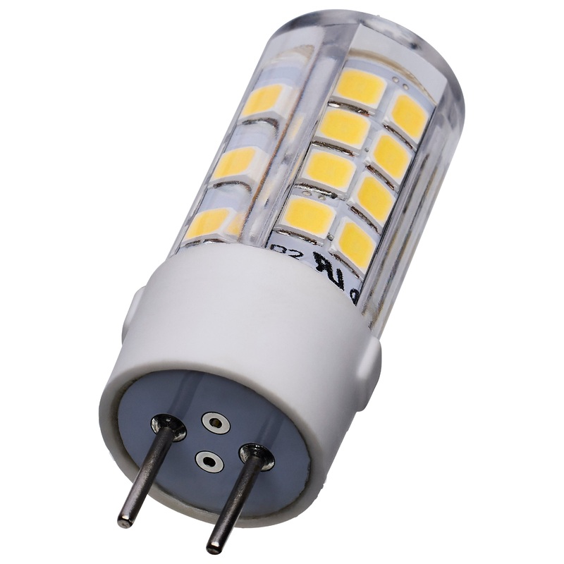 4.5 Watt T6 LED – Clear Finish – GY6.35 Base – 5000K – 120 Volt Light Bulb by Satco