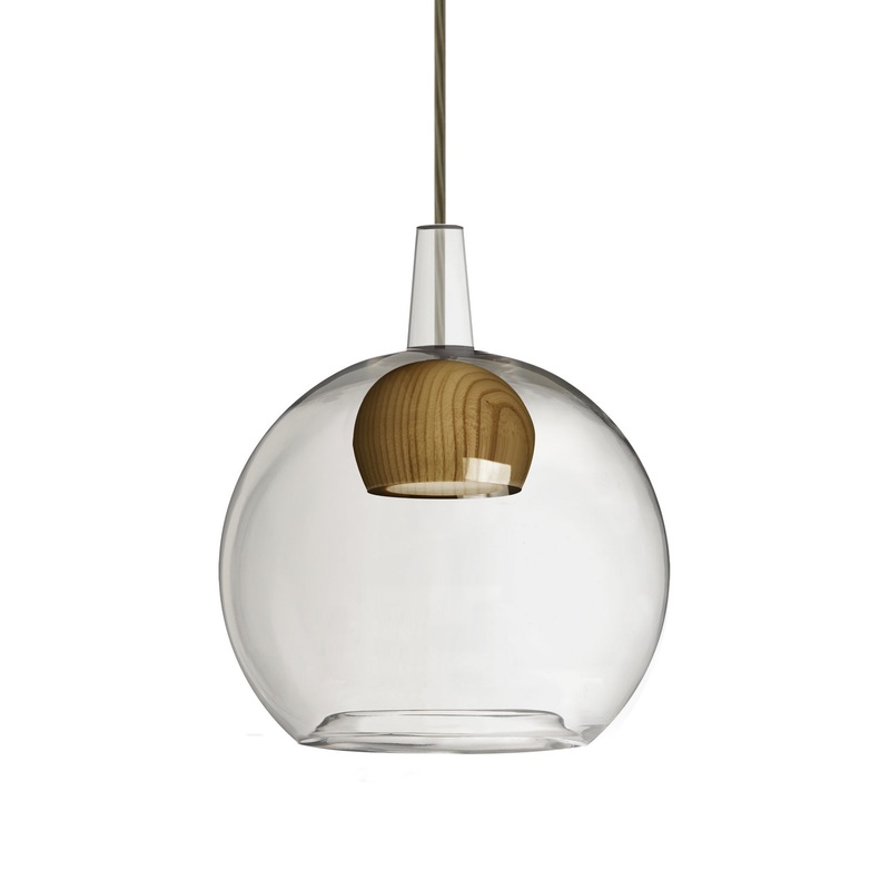 Besa 1JC-BENJICLMD-LED-BR Benji LED Pendant Bronze