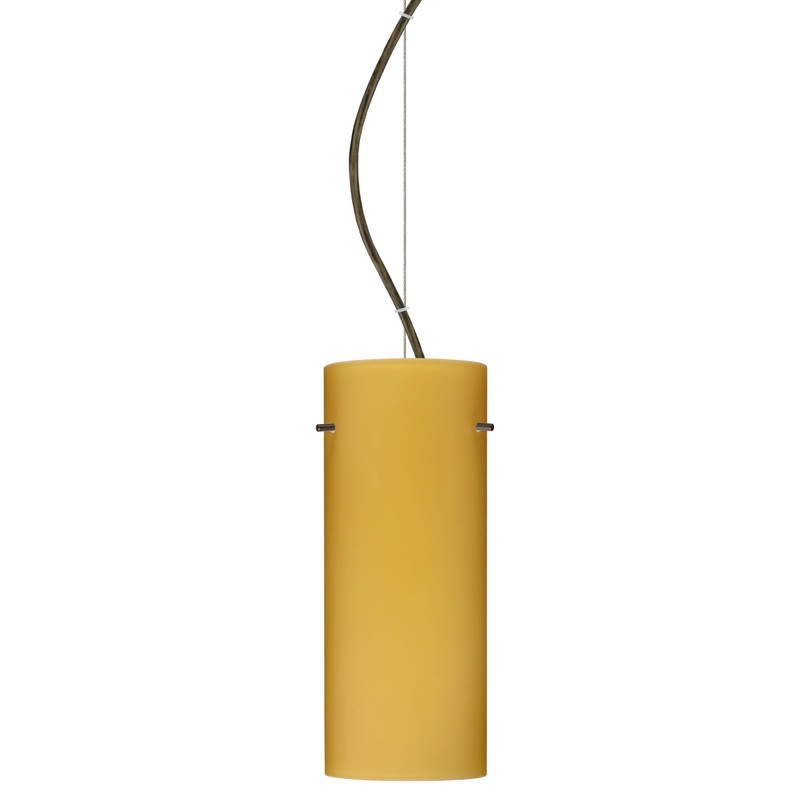 Besa 1KX-4123VM-BR Stilo One Light Pendant Bronze