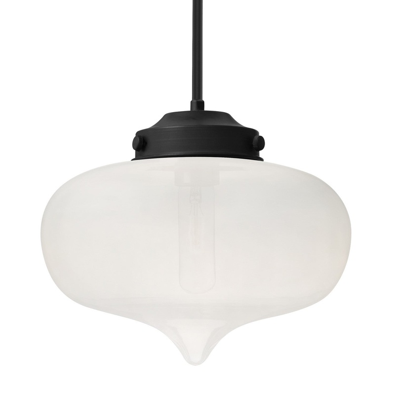 Besa 1TT-MIRAFR-BK Besa Mira Pendant One Light Pendant Black